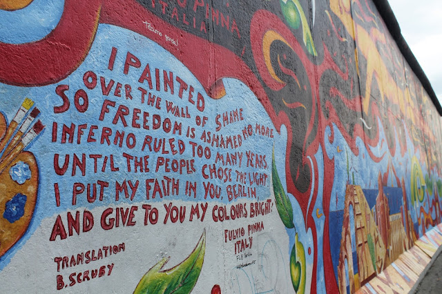 Berlin wall painted